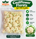 Fresh Cut Cauliflower Florets (Phool Gobhi Ke Tukde) 200g – Ready to Cook